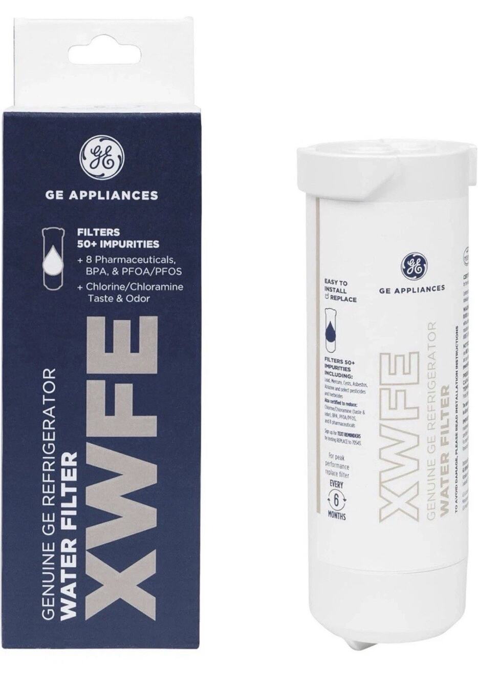 Genuine GE XWFE Refrigerator Water Filter OEM Sealed Replacement Filter